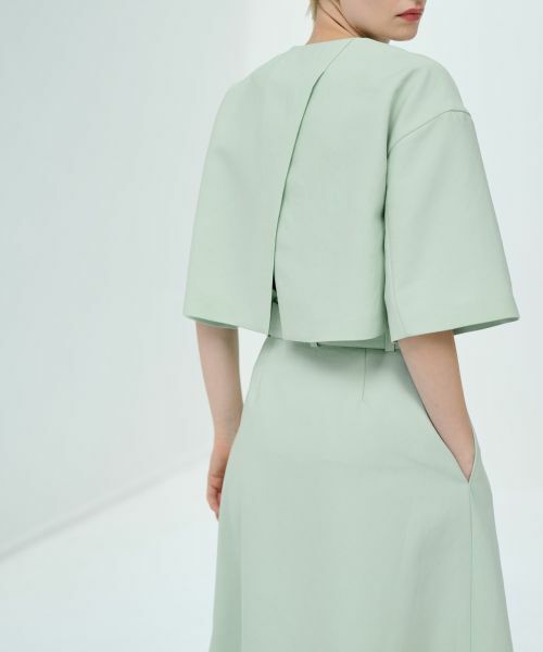 LANVIN en Bleu / ランバン オン ブルー テーラードジャケット | ドライダブルクロスショートジャケット | 詳細8