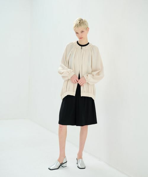 LANVIN en Bleu / ランバン オン ブルー テーラードジャケット | ジョーゼットギャザーブルゾン | 詳細1