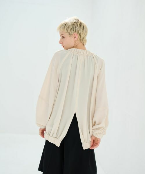 LANVIN en Bleu / ランバン オン ブルー テーラードジャケット | ジョーゼットギャザーブルゾン | 詳細5