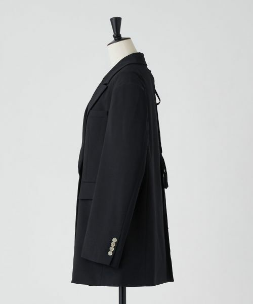 LANVIN en Bleu / ランバン オン ブルー テーラードジャケット | ドライフレンチツイルオープンバックテーラードジャケット | 詳細6