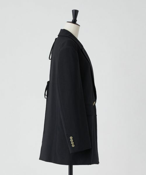 LANVIN en Bleu / ランバン オン ブルー テーラードジャケット | ドライフレンチツイルオープンバックテーラードジャケット | 詳細8