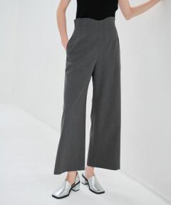 LANVIN en Bleu / ランバン オン ブルー その他パンツ | ピンストライプワイドパンツ