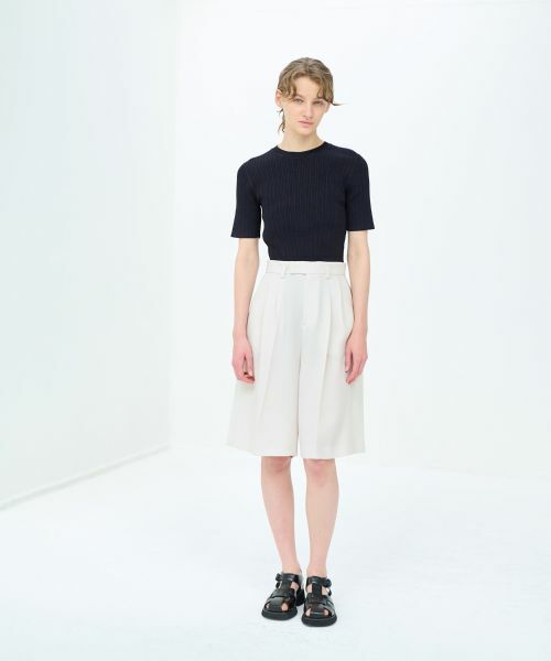 LANVIN en Bleu / ランバン オン ブルー その他パンツ | 【セットアップ対応商品】ベネシャンハーフパンツ | 詳細2