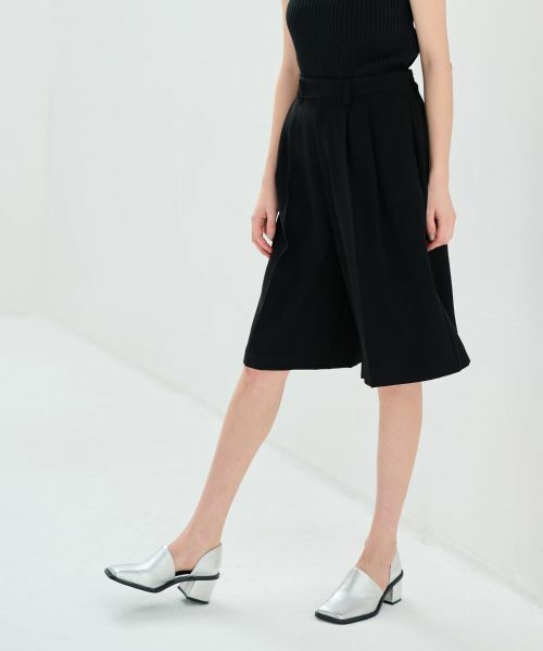 LANVIN en Bleu / ランバン オン ブルー その他パンツ | 【セットアップ対応商品】ベネシャンハーフパンツ(ブラック)