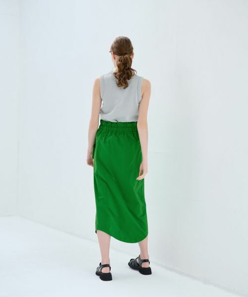 LANVIN en Bleu / ランバン オン ブルー ロング・マキシ丈スカート | ローウエストリボンスカート | 詳細10