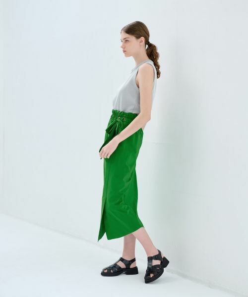 LANVIN en Bleu / ランバン オン ブルー ロング・マキシ丈スカート | ローウエストリボンスカート | 詳細9