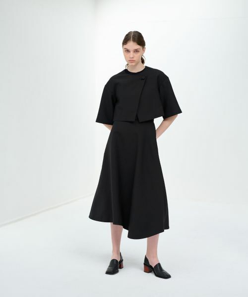 LANVIN en Bleu / ランバン オン ブルー ロング・マキシ丈スカート | ドライダブルクロスベルトスカート | 詳細4