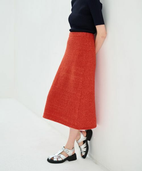 LANVIN en Bleu / ランバン オン ブルー ロング・マキシ丈スカート | ループヤーンニットスカート | 詳細5