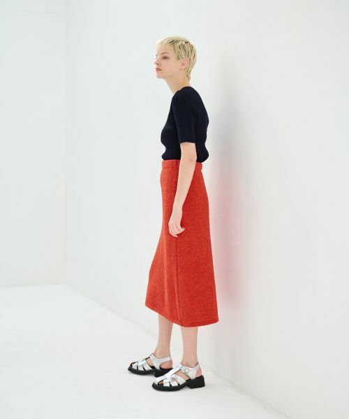 LANVIN en Bleu / ランバン オン ブルー ロング・マキシ丈スカート | ループヤーンニットスカート | 詳細7