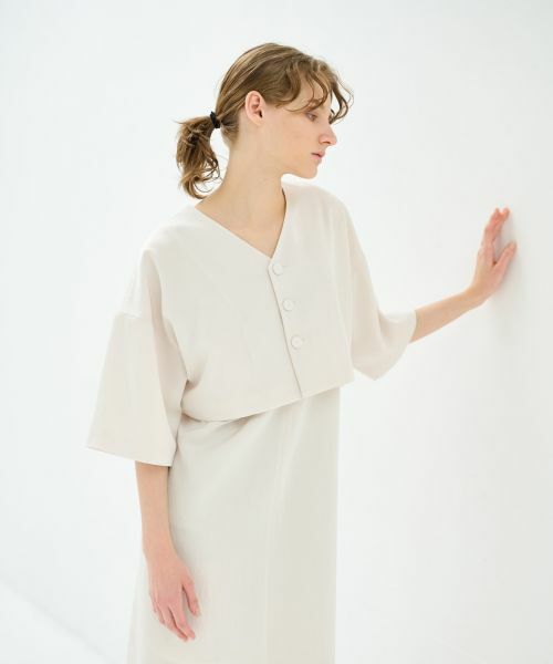 LANVIN en Bleu / ランバン オン ブルー シャツ・ブラウス | トリアセツイル2wayブラウス | 詳細7