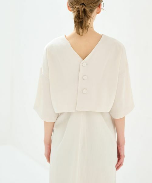 LANVIN en Bleu / ランバン オン ブルー シャツ・ブラウス | トリアセツイル2wayブラウス | 詳細8