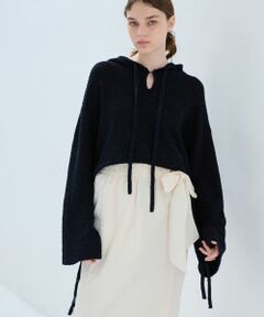 LANVIN en Bleu / ランバン オン ブルー ニット・セーター | ループヤーンニットフーディー