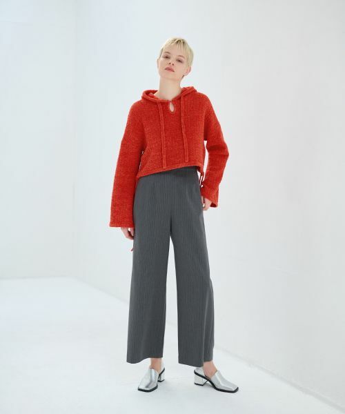 LANVIN en Bleu / ランバン オン ブルー ニット・セーター | ループヤーンニットフーディー | 詳細6