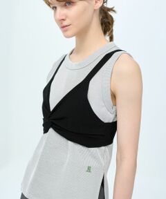 LANVIN en Bleu / ランバン オン ブルー ニット・セーター | ノットディティールニットビスチェ