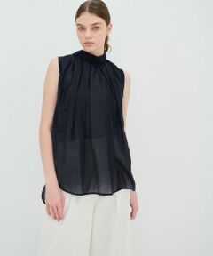 LANVIN en Bleu / ランバン オン ブルー シャツ・ブラウス | スタンドネックブラウス