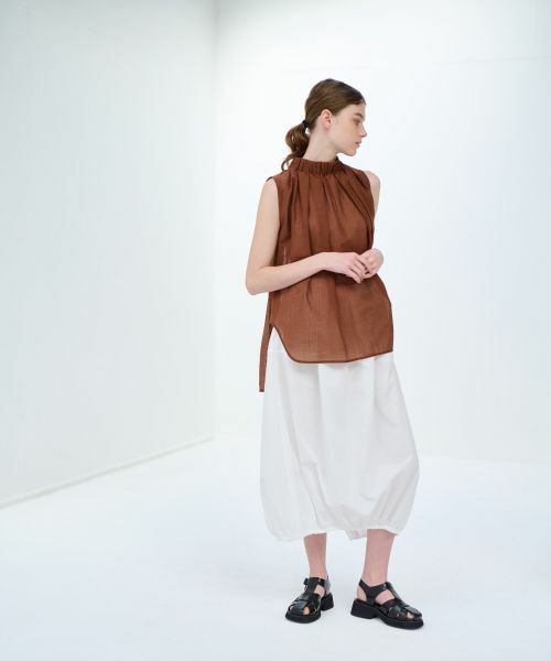 LANVIN en Bleu / ランバン オン ブルー シャツ・ブラウス | スタンドネックブラウス | 詳細2