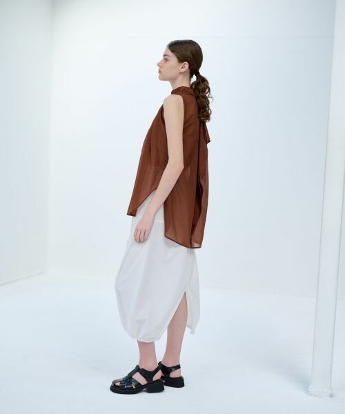 LANVIN en Bleu / ランバン オン ブルー シャツ・ブラウス | スタンドネックブラウス | 詳細3