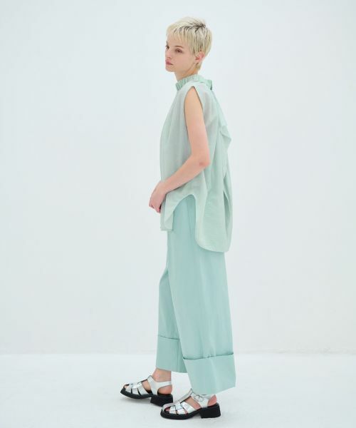 LANVIN en Bleu / ランバン オン ブルー シャツ・ブラウス | スタンドネックブラウス | 詳細7