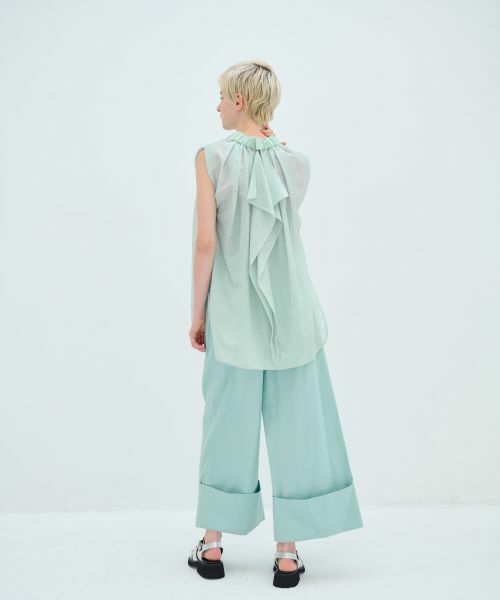 LANVIN en Bleu / ランバン オン ブルー シャツ・ブラウス | スタンドネックブラウス | 詳細8