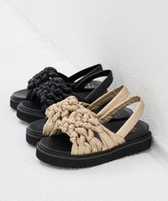 LANVIN en Bleu / ランバン オン ブルー その他小物 | 編み込みサンダル