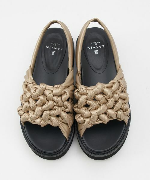 LANVIN en Bleu / ランバン オン ブルー その他小物 | 編み込みサンダル | 詳細5