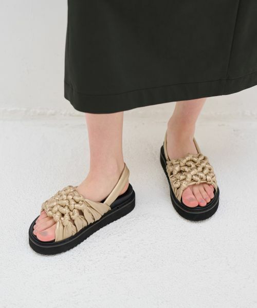 LANVIN en Bleu / ランバン オン ブルー その他小物 | 編み込みサンダル | 詳細8