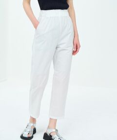 LANVIN en Bleu / ランバン オン ブルー その他パンツ | ストレッチタイプライターゴムギャザーパンツ