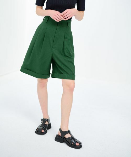 LANVIN en Bleu / ランバン オン ブルー その他パンツ | ロールアップキュロットパンツ | 詳細3