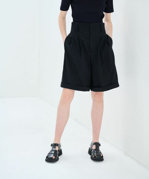 LANVIN en Bleu / ランバン オン ブルー その他パンツ | ロールアップキュロットパンツ | 詳細7