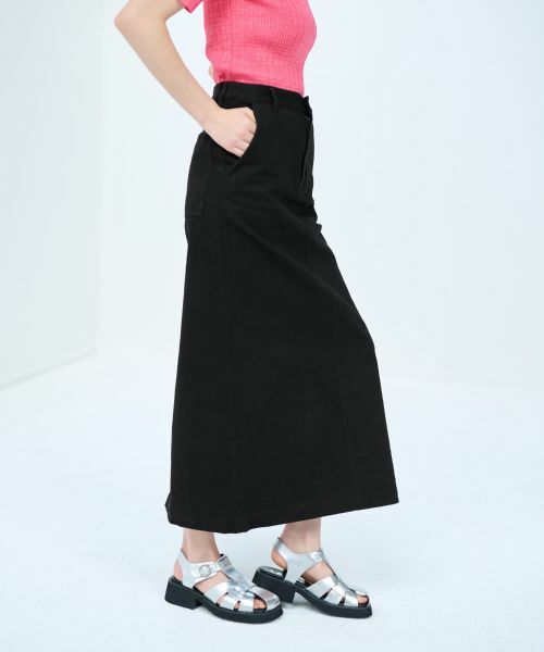 LANVIN en Bleu / ランバン オン ブルー ロング・マキシ丈スカート | デニムペンシルマキシスカート | 詳細3