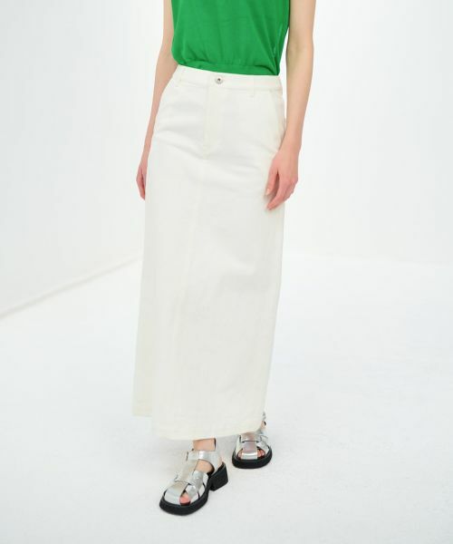 LANVIN en Bleu / ランバン オン ブルー ロング・マキシ丈スカート | デニムペンシルマキシスカート | 詳細5