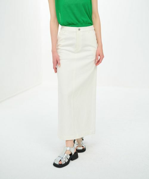 LANVIN en Bleu / ランバン オン ブルー ロング・マキシ丈スカート | デニムペンシルマキシスカート | 詳細6