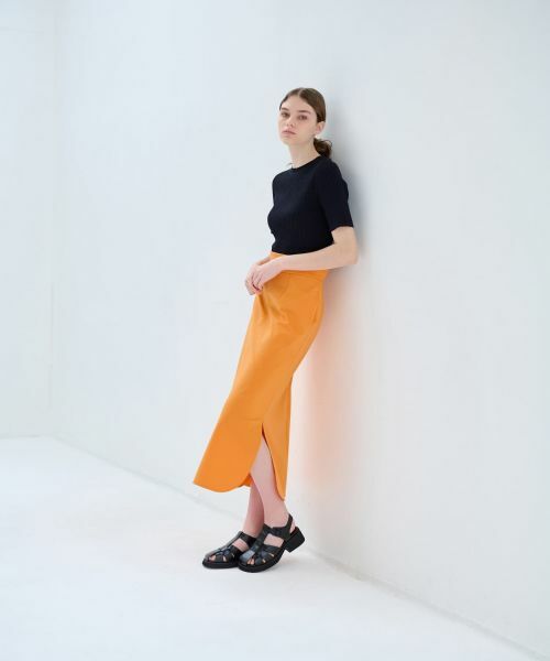 LANVIN en Bleu / ランバン オン ブルー ロング・マキシ丈スカート | ポンチハイウエストペンシルスカート | 詳細1