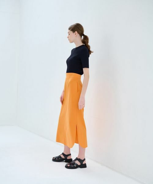 LANVIN en Bleu / ランバン オン ブルー ロング・マキシ丈スカート | ポンチハイウエストペンシルスカート | 詳細3