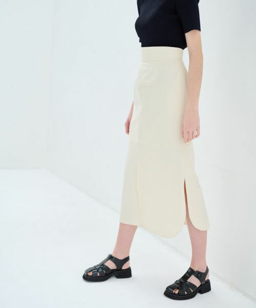 LANVIN en Bleu / ランバン オン ブルー ロング・マキシ丈スカート | ポンチハイウエストペンシルスカート | 詳細9