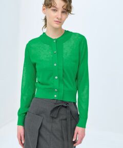 LANVIN en Bleu / ランバン オン ブルー カーディガン・ボレロ | ショート丈ニットカーディガン