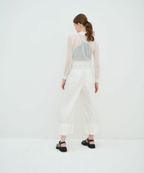 LANVIN en Bleu / ランバン オン ブルー カーディガン・ボレロ | ショート丈ニットカーディガン | 詳細12