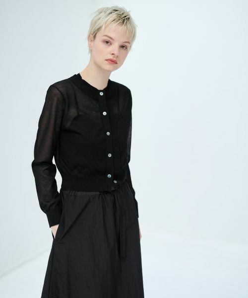 LANVIN en Bleu / ランバン オン ブルー カーディガン・ボレロ | ショート丈ニットカーディガン | 詳細4