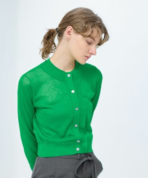 LANVIN en Bleu / ランバン オン ブルー カーディガン・ボレロ | ショート丈ニットカーディガン | 詳細5