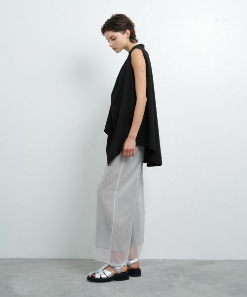 LANVIN en Bleu / ランバン オン ブルー シャツ・ブラウス | アシンメヘムスキッパーブラウス | 詳細1