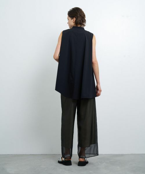 LANVIN en Bleu / ランバン オン ブルー シャツ・ブラウス | アシンメヘムスキッパーブラウス | 詳細12