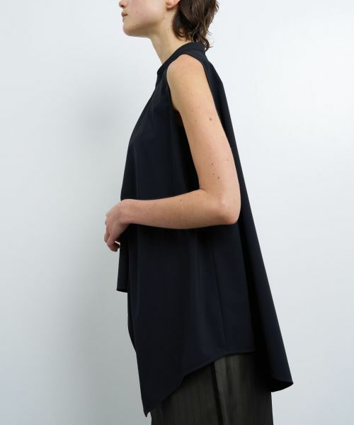 LANVIN en Bleu / ランバン オン ブルー シャツ・ブラウス | アシンメヘムスキッパーブラウス | 詳細13