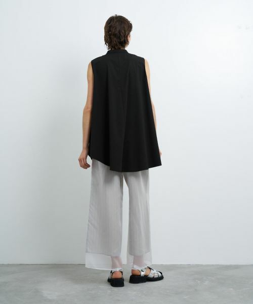 LANVIN en Bleu / ランバン オン ブルー シャツ・ブラウス | アシンメヘムスキッパーブラウス | 詳細2