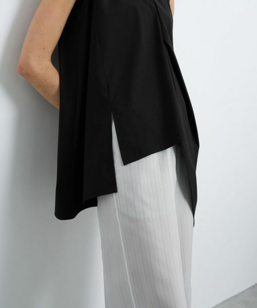 LANVIN en Bleu / ランバン オン ブルー シャツ・ブラウス | アシンメヘムスキッパーブラウス | 詳細4