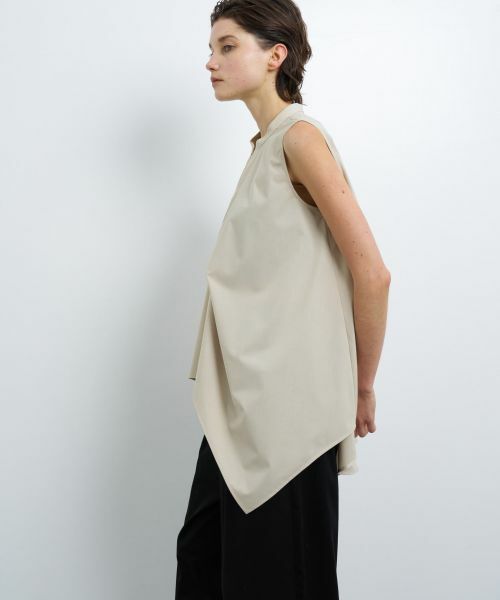 LANVIN en Bleu / ランバン オン ブルー シャツ・ブラウス | アシンメヘムスキッパーブラウス | 詳細8