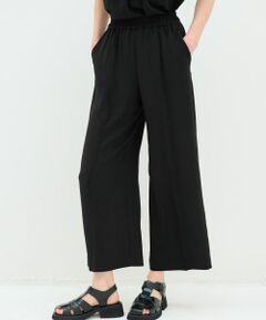 LANVIN en Bleu / ランバン オン ブルー その他パンツ | ジョーゼットゴムワイドパンツ