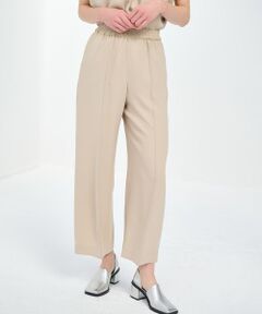 LANVIN en Bleu / ランバン オン ブルー その他パンツ | ジョーゼットゴムワイドパンツ