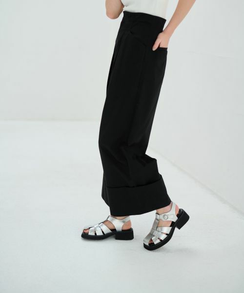 LANVIN en Bleu / ランバン オン ブルー その他パンツ | コットンリネンマッキンパンツ | 詳細10