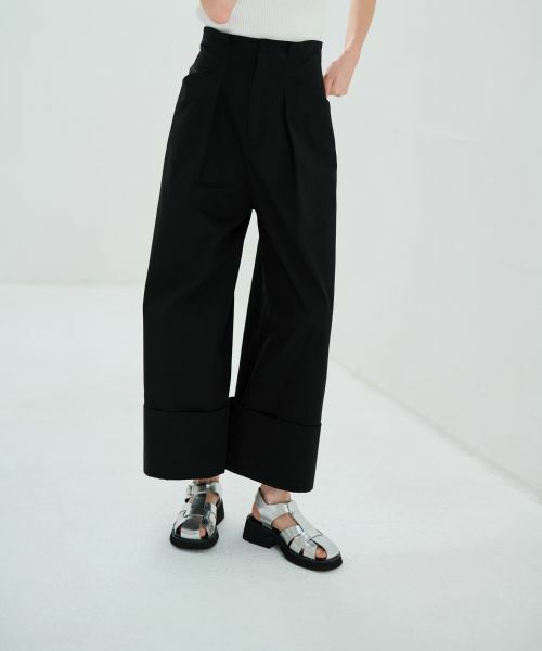 LANVIN en Bleu / ランバン オン ブルー その他パンツ | コットンリネンマッキンパンツ | 詳細11