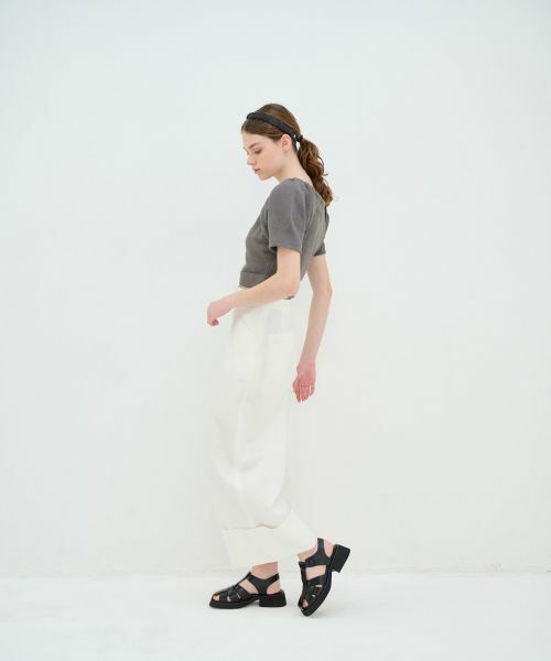 LANVIN en Bleu / ランバン オン ブルー その他パンツ | コットンリネンマッキンパンツ | 詳細15